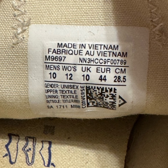 Converse Dark Blue Canvas Shoes - Picture 5 of 5